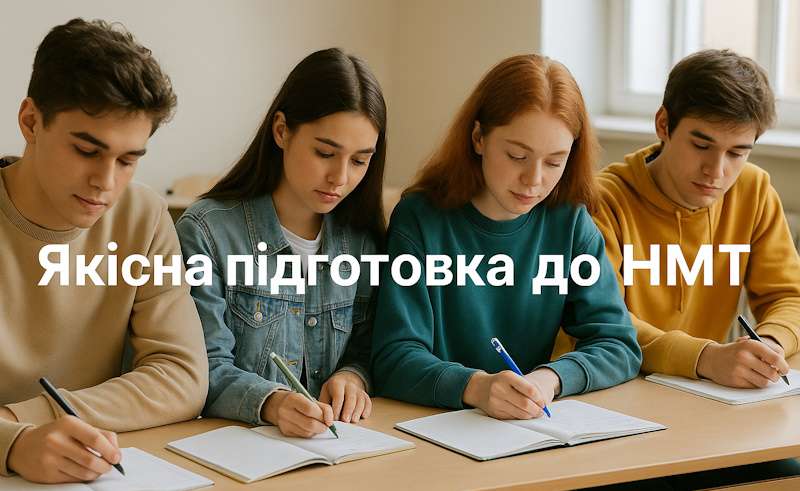 якісна підготовка до НМТ